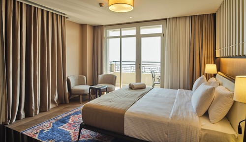 Habitación Premium doble, balcón, vistas al mar