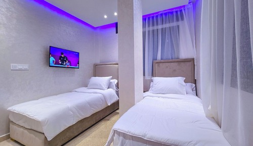 Ático Deluxe, 2 habitaciones, vistas al jardín