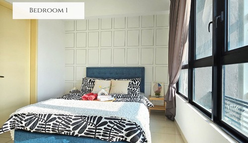 Apartamento superior, 3 habitaciones, balcón, vistas a la ciudad