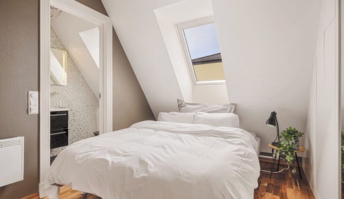 Apartamento Deluxe, 1 cama de matrimonio con sofá cama, no fumadores, vistas a la ciudad