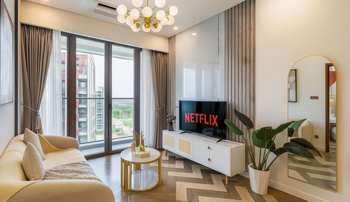 Apartamento básico, 1 habitación, balcón, vistas a la ciudad