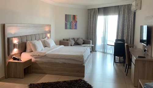 Habitación Deluxe doble, balcón, vistas al mar
