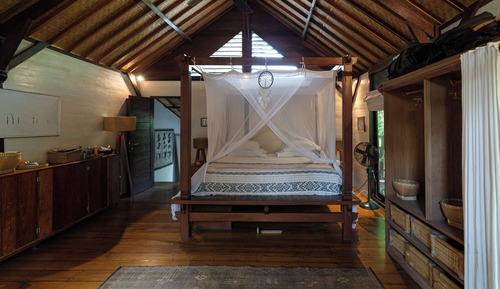 Habitación cuádruple Deluxe, vistas al jardín