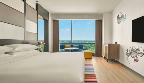 Suite familiar, 1 cama doble, vistas a la ciudad