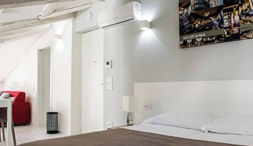 Estudio, 1 cama doble con sofá cama