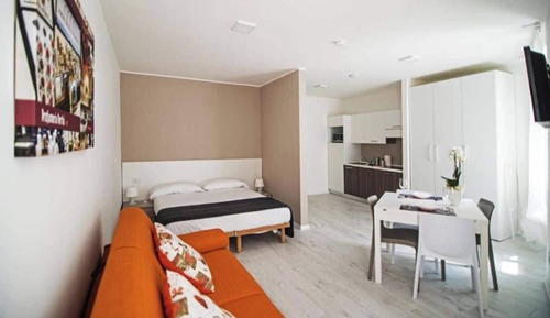 Estudio superior, 1 cama doble con sofá cama