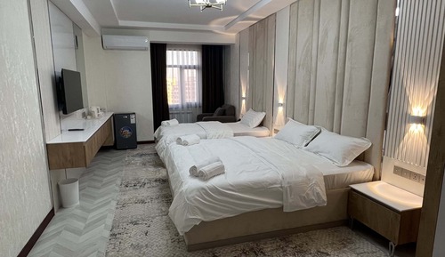 Habitación familiar, vistas a la ciudad