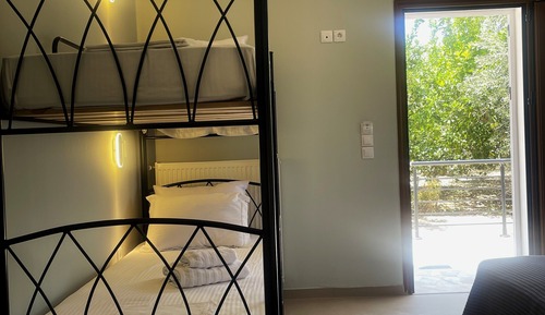 Habitación cuádruple superior, vistas al jardín