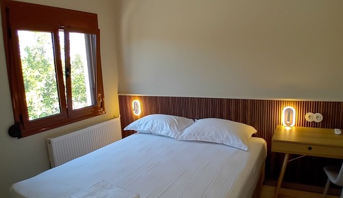 Habitación triple Confort, vistas al jardín