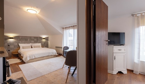 Suite Deluxe, cocina, vistas a la montaña