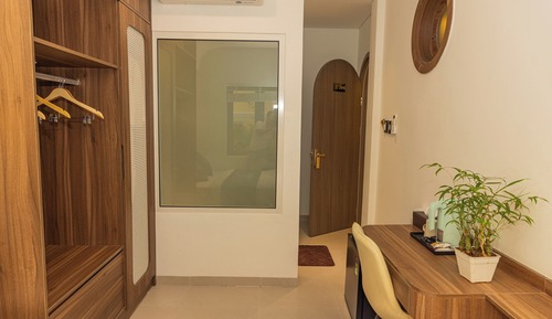 Habitación doble superior, vistas al jardín