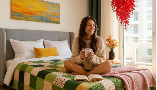 Estudio Deluxe, 1 cama de matrimonio grande, vistas a la montaña