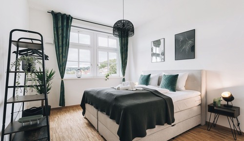 Apartamento, 1 cama de matrimonio grande con sofá cama, cocina