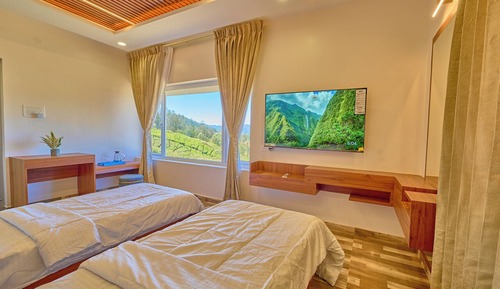 Habitación con 2 camas individuales