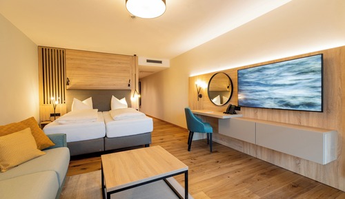 Habitación Deluxe doble, balcón, vistas al jardín