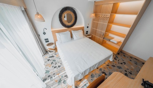 Habitación Elite doble, balcón, vistas al mar