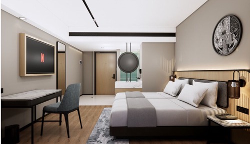 Habitación Deluxe doble, vistas a la ciudad