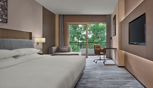 Habitación Deluxe, 1 cama de matrimonio grande, no fumadores, vistas a la ciudad