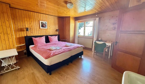 Habitación económica doble, Se admiten mascotas, vistas a la montaña