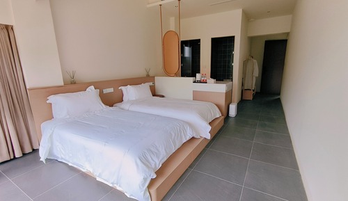 Habitación Elite con 2 camas individuales, vistas al jardín