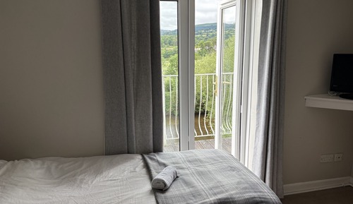 Habitación estándar doble, baño privado, vistas al río