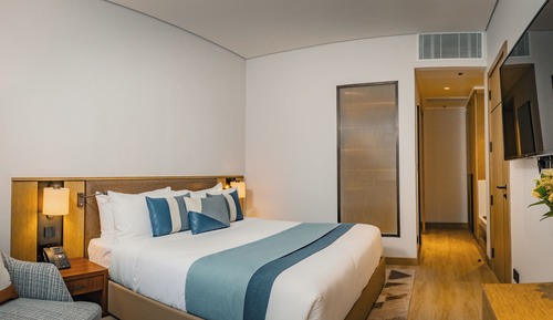 Suite estudio junior, 1 cama de matrimonio grande