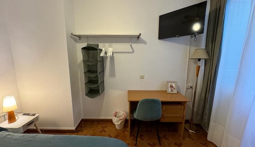 Habitación doble, baño compartido