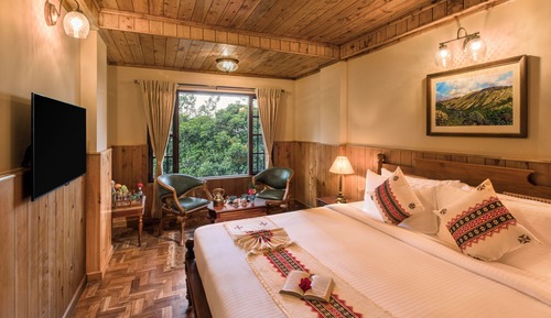 Habitación básica, vistas al jardín