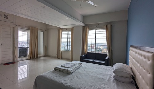 Estudio Deluxe, balcón, vistas a la ciudad