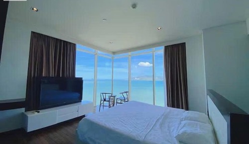 Presidential Apartment, 2 Bedrooms, Patio, Beach View