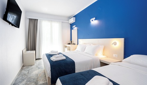 Habitación estándar con 1 cama doble o 2 individuales, vistas al jardín