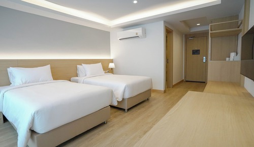 Habitación Deluxe con 2 camas individuales, vistas al mar