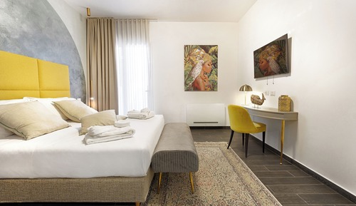 Habitación de lujo doble, balcón, vistas al jardín