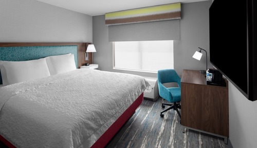 Estudio, 1 cama de matrimonio grande, accesible para personas con discapacidad (Hearing)