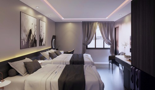 Habitación triple Deluxe