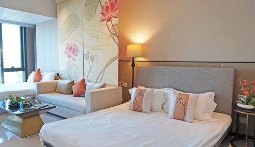 Habitación clásica con 2 camas individuales, vistas a la montaña