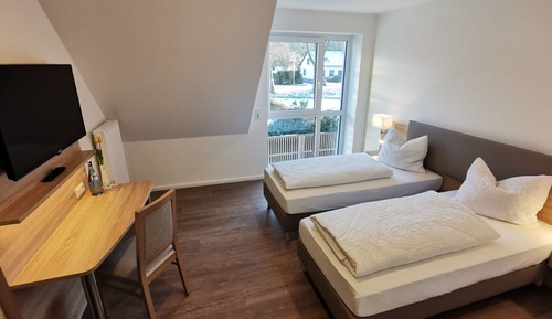 Habitación con 1 cama doble o 2 individuales, no fumadores