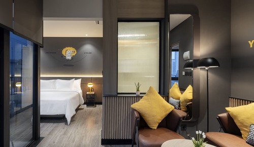 Suite estudio junior, vistas a la ciudad