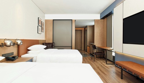 Superior Room, 2 Double Beds, City View