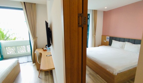 Habitación cuádruple familiar, balcón