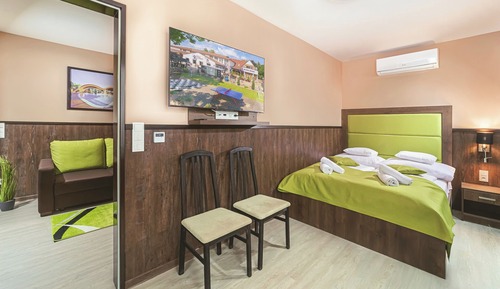 Suite junior, vistas al parque