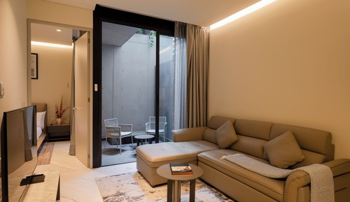 Apartamento ejecutivo, 1 habitación, patio