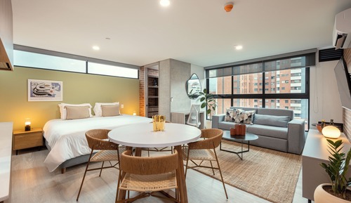 Loft de diseño, vistas a la ciudad