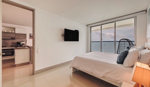 Apartamento Deluxe, balcón, vistas a la playa