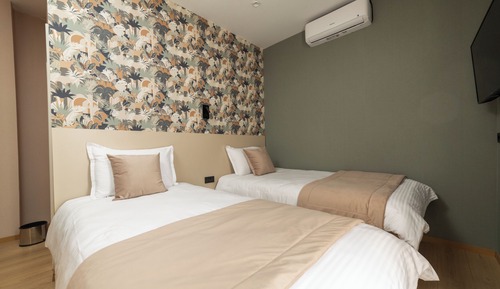Habitación Deluxe con 2 camas individuales, vistas a la ciudad