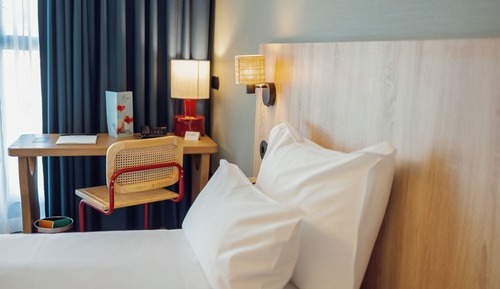 Habitación estándar con 2 camas individuales, vistas a la ciudad