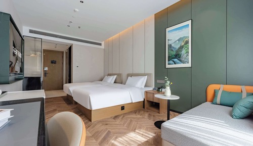 Habitación Deluxe con 2 camas individuales, vistas a la ciudad