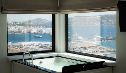 Suite de lujo, balcón, vistas al mar