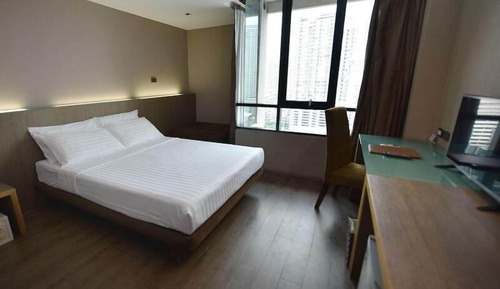 Habitación Deluxe doble, no fumadores, baño privado
