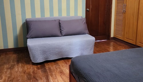 Habitación familiar, balcón, vistas al patio